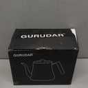 68OZ/2000ML Stainless Steel Teapot with Removable Infuser, Stovetop Safe Tea Maker Water Kettle for Loose Leaf & Tea Bags, Silver