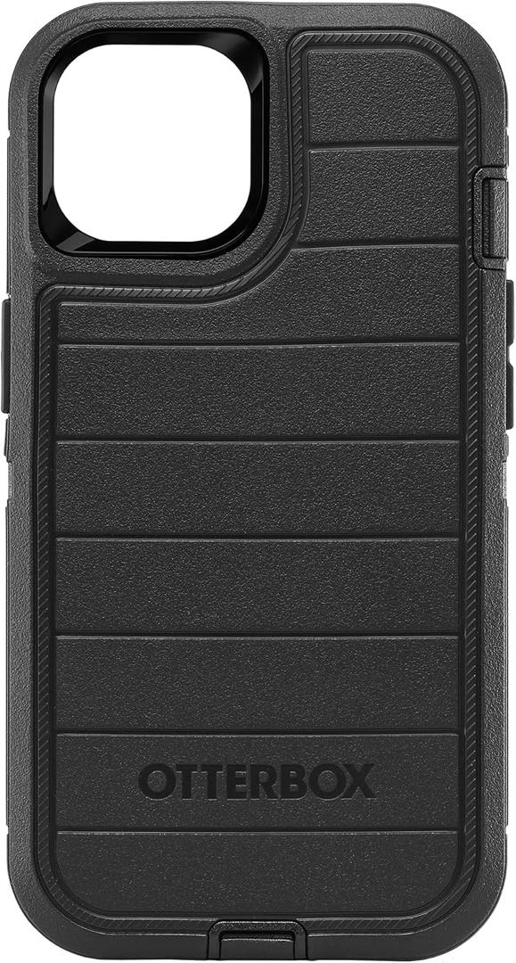 OtterBox Defender Series Screenless Edition Case and Holster for iPhone 14 & iPhone 13 (ONLY), (Black)