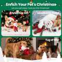 UNISE Christmas Dog Toys, Plush Squeaky Dog Toys for Large, Medium, Small Breeds with Detachable Rope to Keep Them Busy & Reduce Boredom