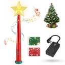 Magical Christmas Wand Remote Control Outlet | Christmas Tree Remote Control | Christmas Tree Decorations | Christmas Tree Ornaments | No Batteries Included | Smart Outlet with 100 Ft Range - Red