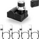 5-Outlet Grill Igniter Replacement Parts for Home Depot Nexgrill 720-0830 720-0830H 720-0888N Parts, DHL-128-5Q Grill Ignitor Replacement Kit for Nexgrill Igniter Replacement Parts with Wire