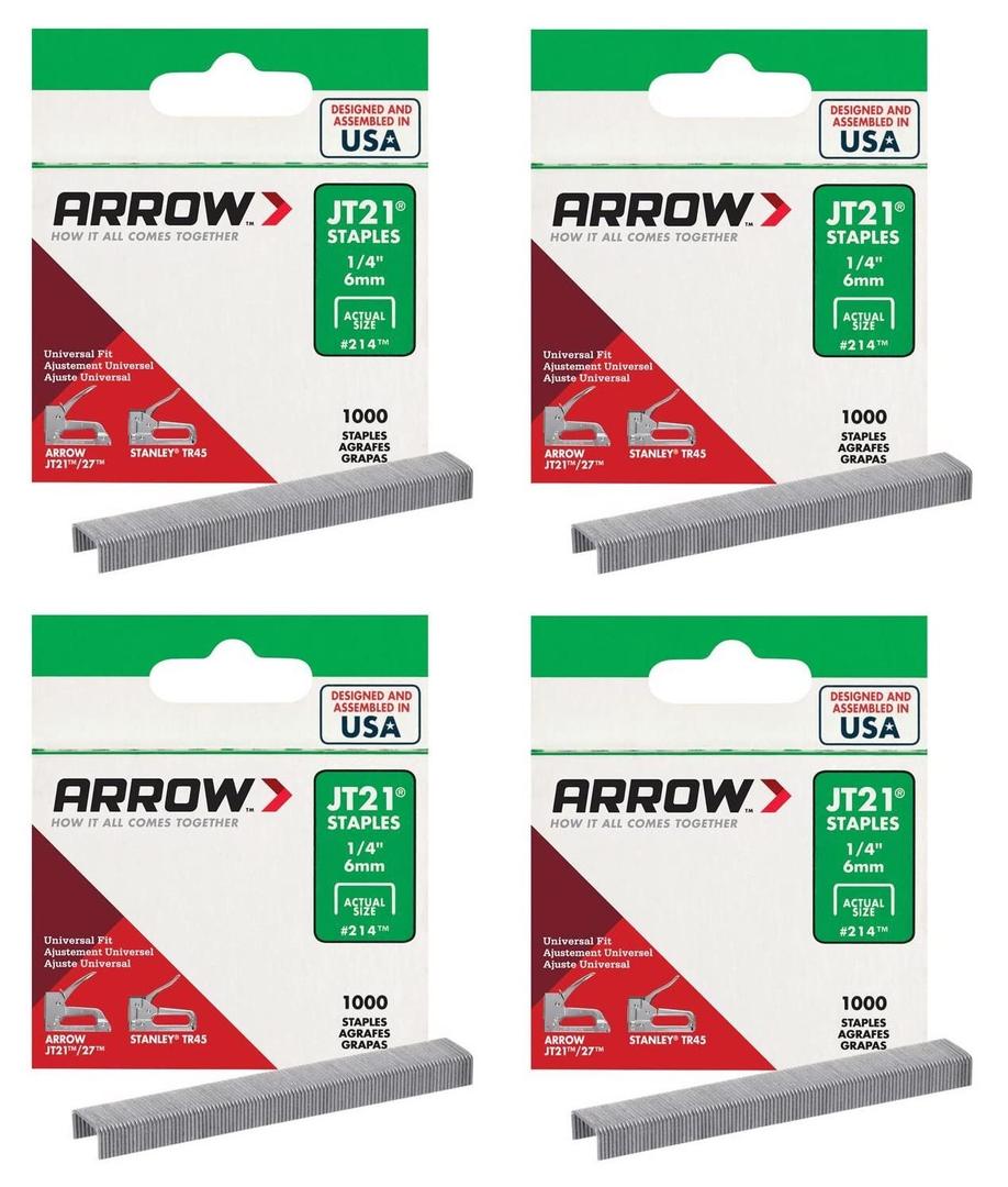 STAPLE JT21 1/4" 1000PK