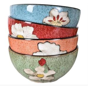 Ceramic Bowls For Kitchen, 28 Oz Cereal Bowl, Soup Bowls for Salad, Pasta, Ramen Bowl Oven Safe Serving Bowls Set of 4