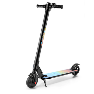 HOTEEL 250W Electric Scooter Adults, 20Miles Range & 15.5 Mph, 6.5" Solid Tires, Max Load 220 Lbs, Commuting E Scooter, Black 
