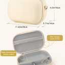 Breast Pump Storage for Hands-Free Breast Pumps with Nipple Ruler, Wearable Breast Pump Case Compatible with Momcozy/Willow/eufy/Security/Medela/Bluefair Wearable Breast Pumps