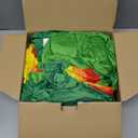 Danxilu 6 FT Long St Patricks Day Inflatables Lucky Letters Gnome with Shamrock, Horseshoe & Rainbow Outdoor Decorations, Built-in LEDs St. Patrick's Inflatable for Holiday Indoor Party Yard Lawn