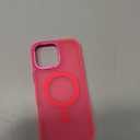 Newfuture Designed for iPhone 16 Pro Max Case with Magnetic [13 FT Military Drop Protection] [Compatible with Magsafe] Slim Translucent Matte Shockproof with Anti-Fingerprint Phone Case, Hot Pink