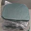 OVOV 14x14 Chair Cushions for Metal Dining Chairs Set of 4 Non Slip Thick Textured Chair Pads for Dining Chairs with Ties and Removable Cover (4, Sage Green)