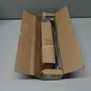 Bronze Wrap Around Curtain Rods 2 Pack:Small Blackout Adjustable Window Curtain Rod for Bedroom Kitchen Apartment Renter Friendly,Room Darkening Curved Drapery Rods Easy Install,Brown 28-48 Inch