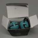 2 Pack Dog Poop Bag Dispenser with Built-in LED Flashlight, Pet Waste Bag Holder for Leash with Carabiner Clip for Lead Leash, 2 Rolls Leak-proof Doggy Waste Bags for Dog Walking, Blue,Eliamo