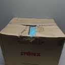 Storex Mini Crates – Stackable Small Storage Crates for Desktop Organization, 9 x 7.75 x 6 inches, School Blue, 12-Pack