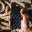 MNGARISTA Minimalist Slim Metal Wallet for Men, Pop Up Credit Card Holder with 3K Carbon Fiber Cover and Detachable Money Clip, RFID Blocking Wallet for 4-6 Cards (Black)