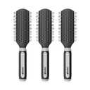 Conair Salon Results Detangling Hairbrush Set, 3-Pack Brushes for Men and Women, All Hair Types and Lengths with Nylon Bristles