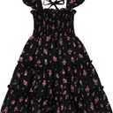 YOUNGER TREE Toddler Girl Dress Kids Sleeveless Ruffle Dresses for Girls Summer Outfits Beach Sundress, Size: 3-4T