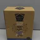 Home EC Premium Stainless Steel Sea Salt and Pepper Grinder Set of 2 - Adjustable Ceramic - Tall Glass Salt and Pepper Shakers - Kitchen Spice Mill W/Funnel & EBook