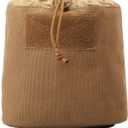 2 x Xndsevo - Dump Pouch Tactical Belt Molle Mag Pouches, Roll Up Foldable Recovery Utility Magazine Tool Waist Storage Bag (desert)