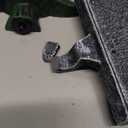 INNO STAGE Christmas Stocking Holders for Mantle Set of 2, Heavy Duty Cast lron Stocking Holder with Non-Slip Base, Xmas Tree Reindeer Stocking Hooks, Stocking Hangers for Fireplace Shelf Table Decor