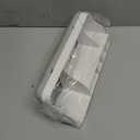 Bathroom Counter Organizer and Storage, 7 Slots Detachable Toothbrush Holders for Bathrooms, Anti-Slip Electric Toothbrush and Toothpaste Holder Countertop Vanity Organizer Accessories for Adults Kids (White Grey)