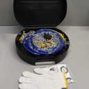 SCITOO HKN140 Snow Chains Quick Easy Installation,Tire Traction Chain For Car Pickup Trucks SUV,Adjustable Universal Emergency Thickening Tire Chains Width 235 245 255 275(16"17"18"19"20")- Set of 2