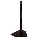 Champion Sports Telescopic Adjustable Height Batting Tee, 22 to 47 Inches, Black