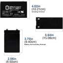 Mighty Max Battery 12V 9Ah SLA Replacement Battery for CyberPower 1500 AVR - 2 Pack