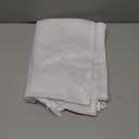 Polecasa Extra Heavy Duty Large Diamond Mesh Laundry Bags with Drawstring Closure & ID Tag, 24 x 36 inches Washable Storage Bag for College, Travel, Sports, Dorms, White