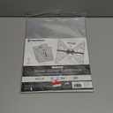 PrintWorks No-Shed Printable Silver Glitter Cardstock 8.5" x 11" - 15 Sheets - 104 lb/280 gsm Silver Glitter Paper - Sparkly Paper for School & Craft Projects - FSC Certified (00515)