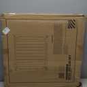 BalanceFrom Easy Walk-Thru Baby and Pet Safety Gate with Hold-Open and Auto-Close Adjustable Steel Barrier for Stairs, Doorways, and Hallways, No Drilling Installation, 30-inch Tall, White 