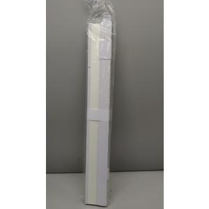 BlindsAvenue Cellular Honeycomb Cordless Polyester Shade, 9/16" Single Cell, Light Filtering, White, Size: 27" W x 72" H