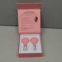 Skin Gym Facial Cupping Set for Face & Neck  Glass Face Cupping Therapy Tools for Lymphatic Drainage, Depuffing & Sculpting Jawline and Chin, Anti-Aging Facial Massage Cups, 2-Piece Set