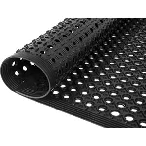 24"x 36" Rubber Floor Mat, Non-Slip Rubber Floor Mat Heavy Duty Mats for Outdoor Restaurant Kitchen Bar (Black) 24"x 36" Rubber Floor Mat, Non-Slip Rubber Floor Mat Heavy Duty Mats for Outdoor Restaurant Kitchen Bar (Black)