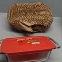 Pyrex Easy Grab 1.5-Qt Glass Loaf Dish with Lid, Tempered Glass Baking Pan with Large Handles, Non-Toxic, BPA-Free Lid, Bread Pan, Dishwasher, Fridge, Freezer, Oven and Microwave Safe Loaf Pan, 2 PC