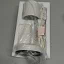 Cozyberry Querencia Candle Warmer Lamp, Timer, 2 x Bulbs Included, Compatible with All Candles, Candle Lamp, 110-120V, Dimmable Candle Melter, Small & Large Size Jar Candles (White)