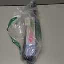 AIZESI 2 Pack Adjustable Tension Curtain Rod 32 to 58 inch, Curtain Rods No Drilling Expandable Spring Loaded Curtain Rods for Windows Doors, Black