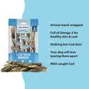 Icelandic+ Cod Skin Braids - 5 Pack - Dog Treat Chews, 5.5-7" Sticks, Single Ingredient, Air-Dried, Hand-Wrapped Wild-Caught Fish, Omega-3 Pet Snack (EXP 10/03/27)
