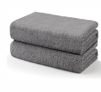 HOMEXCEL Black Microfiber Cleaning Cloths, 10 Pack Microfiber Towels for Cars, Lint & Scratch-Free Cleaning Rags for House, Kitchen and Car 11.5 x 11.5 inch