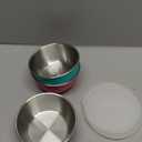 Elk and Friends Stainless Steel Bowls with Silicone Sleeve for Babies & Toddlers | Lids Included | Stay Put Suction | Cereal & Snack Bowls | 3 pack