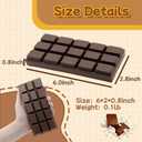 Chocolate Squishy Toy, Slow Rising Stress Relief Squeeze Fidget Toy, Soft Simulation Food Squeeze Toy for Anxiety Relief, Party Favor, Gift for Kids & Adults