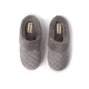 Dearfoams Libby Women's Quilted Terry Clog Slippers,  US 7-8