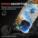 Case for iPhone 15 Pro, Magnetic Hybrid Shockproof Protective Phone Case with MagSafe Compatible Design, Lemon Coast