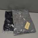 Ekouaer Maternity Shirts for Work Crew Neck Fall Clothes Long Sleeve Pregnancy Tops Side Ruched T-Shirt Black/ White/ LightGray, XL