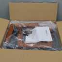 IBUYKE 10.2 H Small Foot Stool Ottoman, Rectangle PU Faux Leather Foot Rest with Padded Seat and Wood Legs, Modern Accent Ottoman Foot Rest for Living Room Bedroom Couch Office, White WBD013W