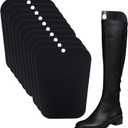 Ruisita 10 Pieces (5 Pairs) Boot Shaper Form Inserts Boots Tall Support for Women and Men (12/14/16 inches, Black)