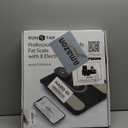 RunStar Smart Scale FSA&HSA Eligible, 8 Electrodes Digital Bathroom Scale for Body Weight and Fat, BMI, Muscle Mass 28 Body Composition Measurement, with Full-Color TFT LCD on Retractable Handle (Black)