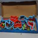 Sandwich Cutters for Kids Lunch,Sandwich Cutter and Sealer,Sandwich Cutter Set,Kids Lunch Accessories-Vegetable Fruit Cutter Set,Micky Mouse,Dinosaur,Star,Gingerbread Man Shapes (Medium6PCS)