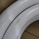 Sealproof 1.5" Dia Flexible PVC Pipe, Swimming Pool and Spa Hose Tubing, Schedule 40, Pump Filtration, Made In USA, 1-1/2-Inch, 25 FT, White