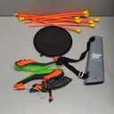 TEMI Bow and Arrow Set for Kids - Archery Toy Set - LED Light Up with Suction Cup Arrows, Target & Quiver, Indoor and Outdoor Toys for Children Boys Girls (Green)