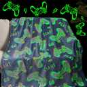 obinsm Gamer Toys Gifts for Teen Boys Kids, Glow in The Dark Gaming Blanket, Game Room Decor for 8-12 Year Old Boys, Birthday for Son Boyfriend (Size 40" x 50"(100 x 130 cm), Fluorescent Game 02)