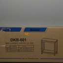 Small Farmhouse Wood Entryway Table Narrow Console Table with Storage Behind Couch Sofa Table with Shelves Entry Way Tables with Open Storage, 32" Black Walnut