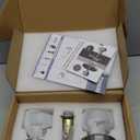 Polished Chrome Door Knobs Interior, Polished Chrome Privacy Door Knob with Lock, Heavy Duty Round Modern Door Handle for Bedroom Bathroom (1 Pack Privacy)